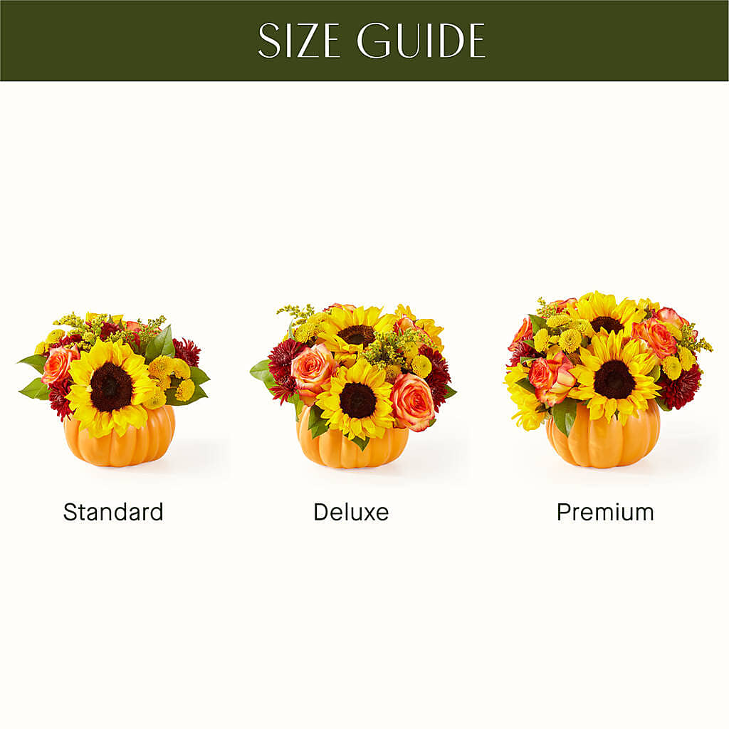 Golden Gourd Pumpkin Bouquet – Bamboo Flowers, Buford GA