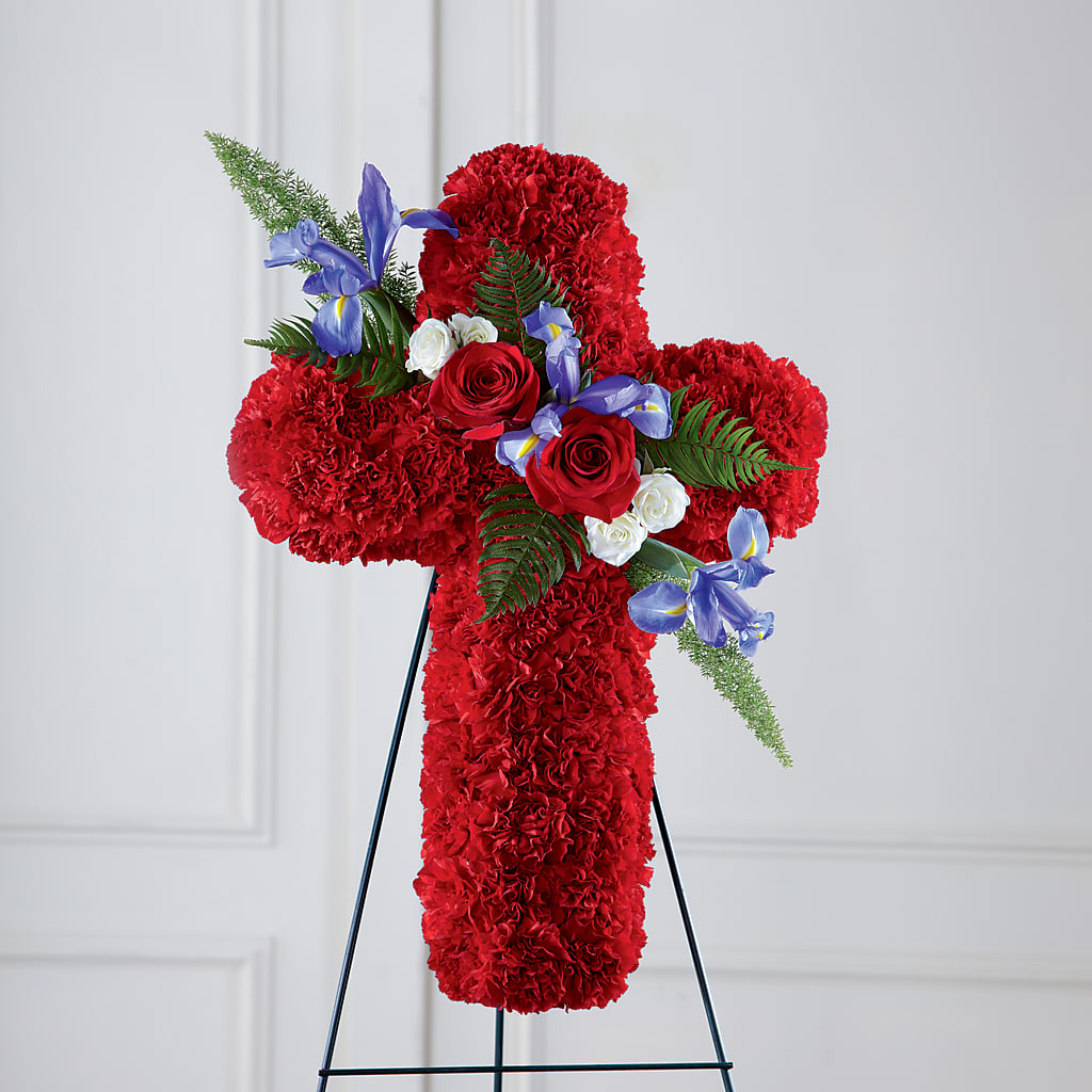 Faithful Hero Floral Cross – Bamboo Flowers, Buford GA