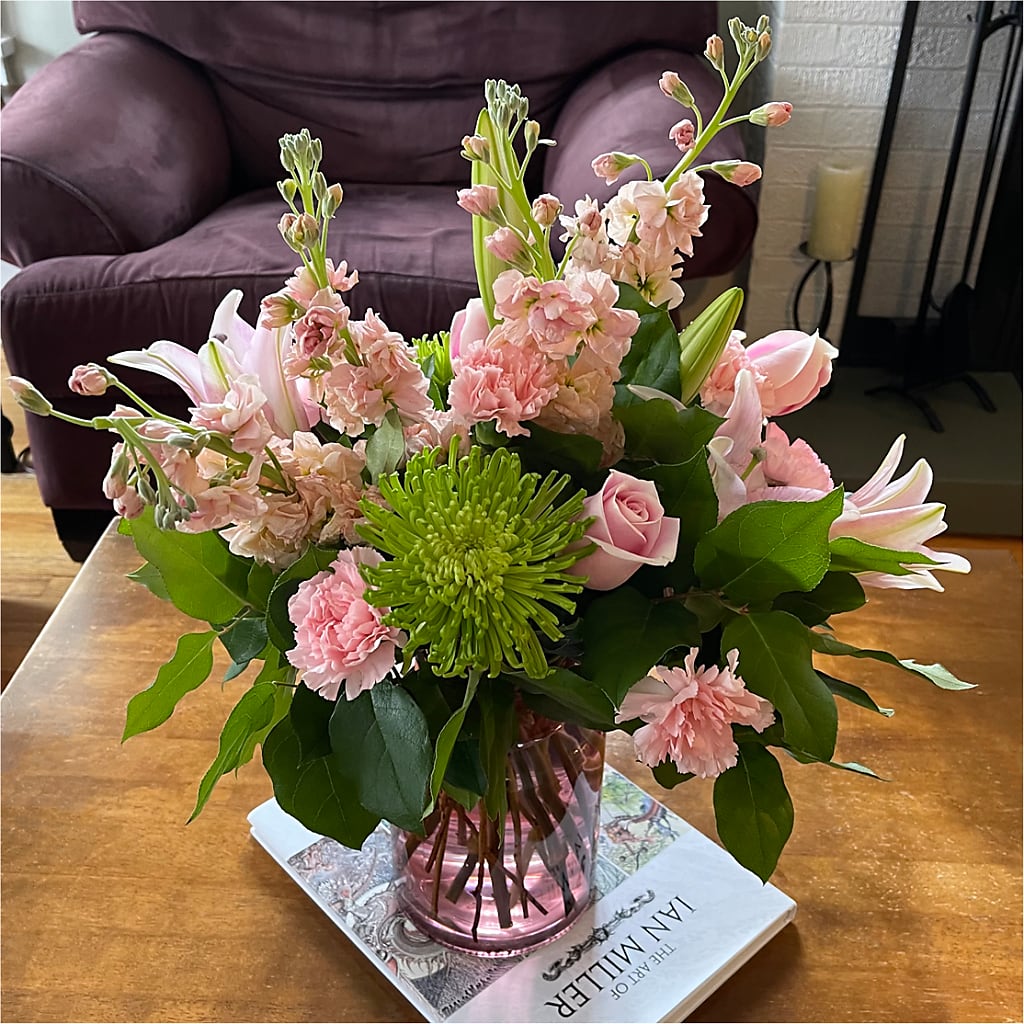 Pretty in Pink Bouquet – Bamboo Flowers, Buford GA