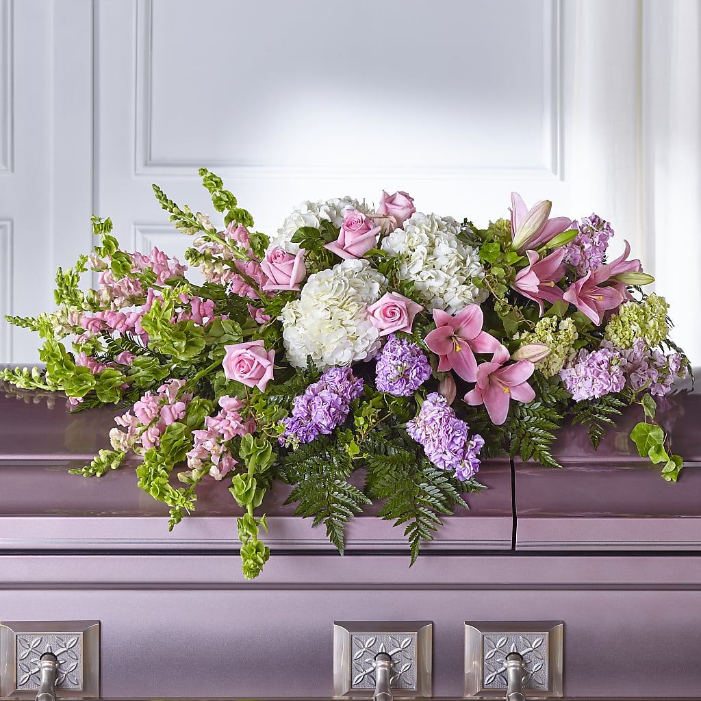 Life's Gratitude Casket Spray – Bamboo Flowers, Buford GA