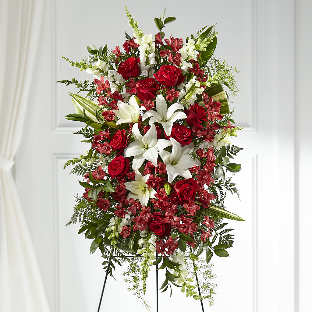 Everlasting Memory Standing Spray – Bamboo Flowers, Buford GA