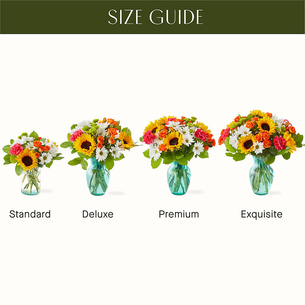 Sun-drenched Blooms Bouquet – Bamboo Flowers, Buford GA