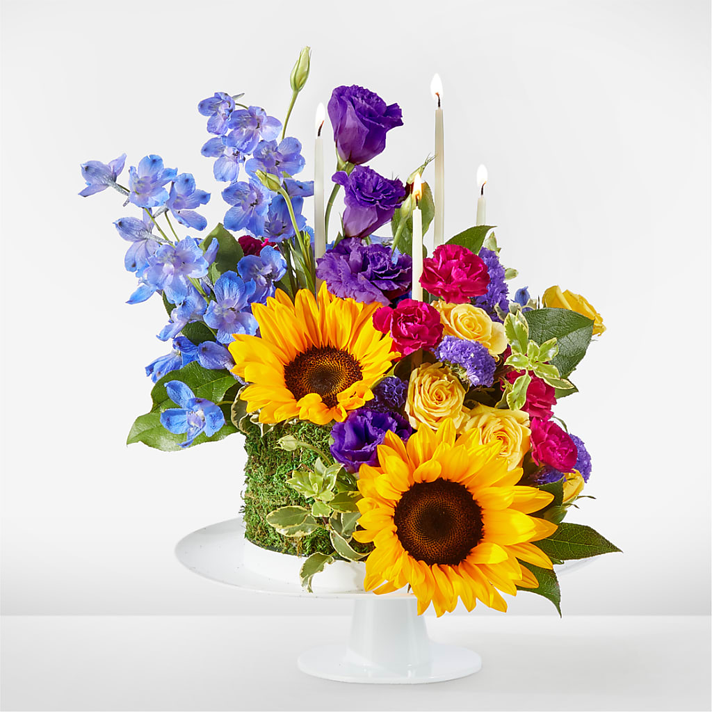 Star of the Day Floral Cake – Bamboo Flowers, Buford GA