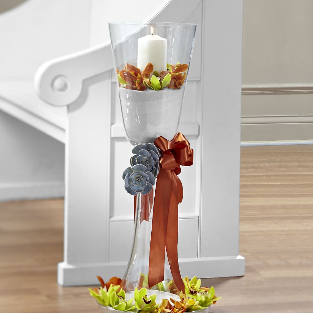 Décoration de banc pour mariage
