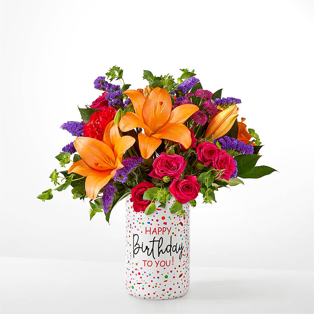 Birthday Palooza Bouquet –  Bamboo Flowers, Buford GA