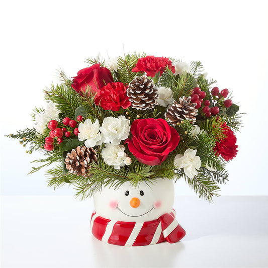 Jolly Snowman Bouquet –  Bamboo Flowers, Buford GA