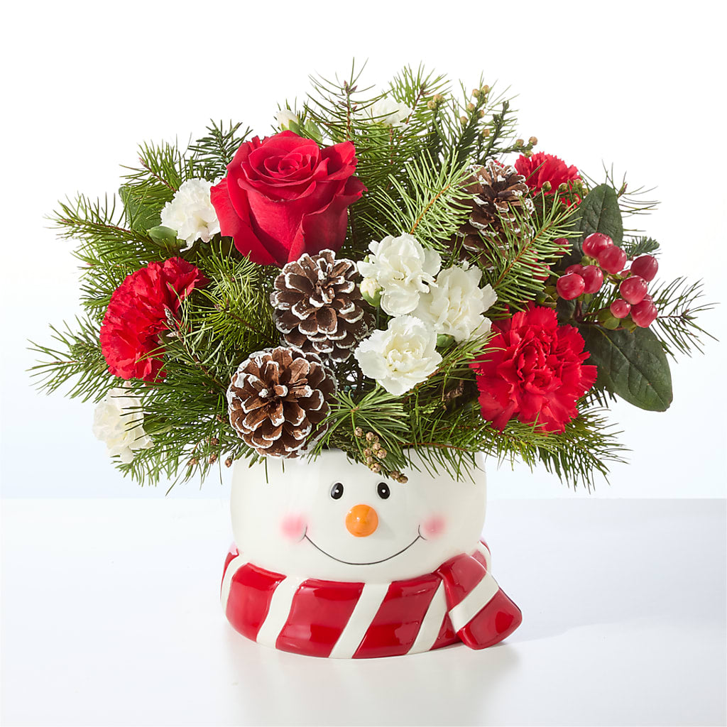 Jolly Snowman Bouquet –  Bamboo Flowers, Buford GA