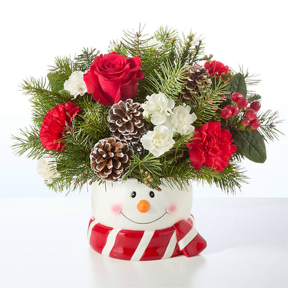 Jolly Snowman Bouquet –  Bamboo Flowers, Buford GA