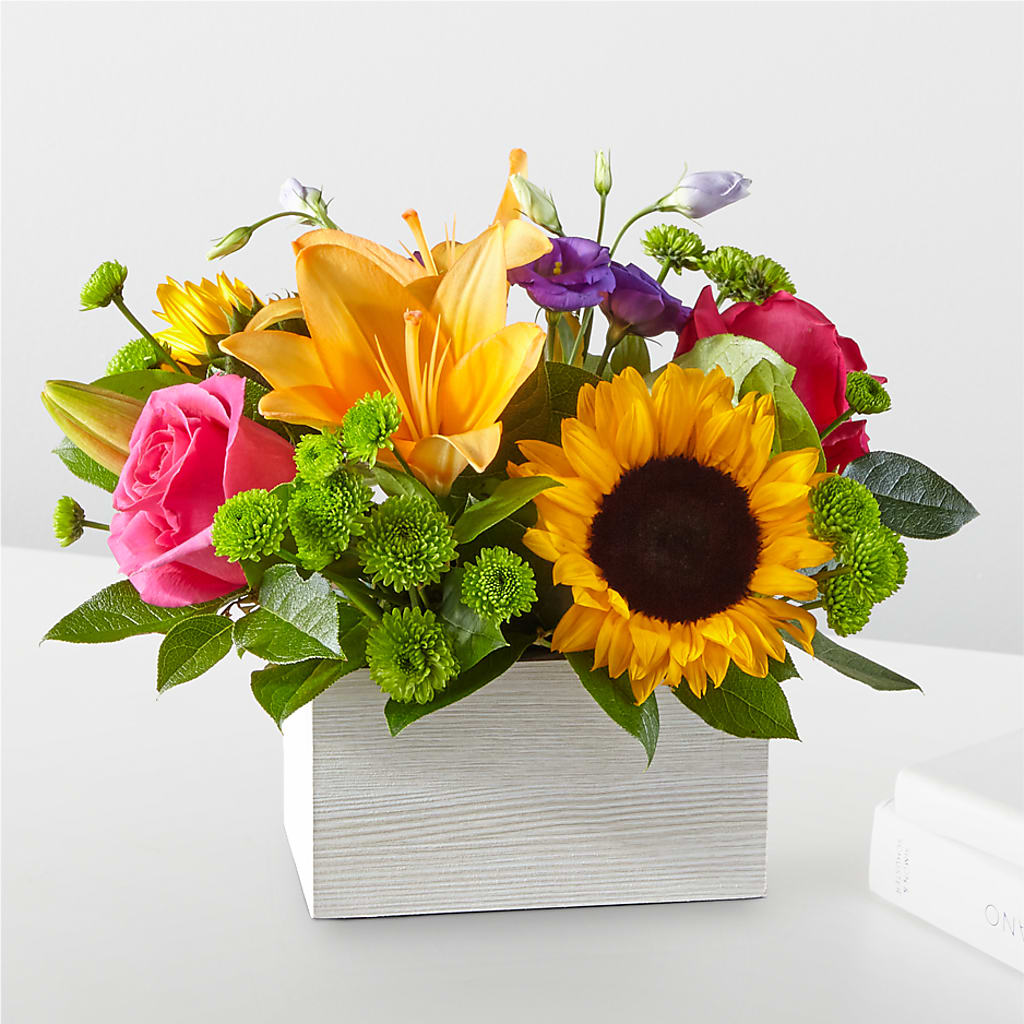 Ramo de flores en caja Best Day