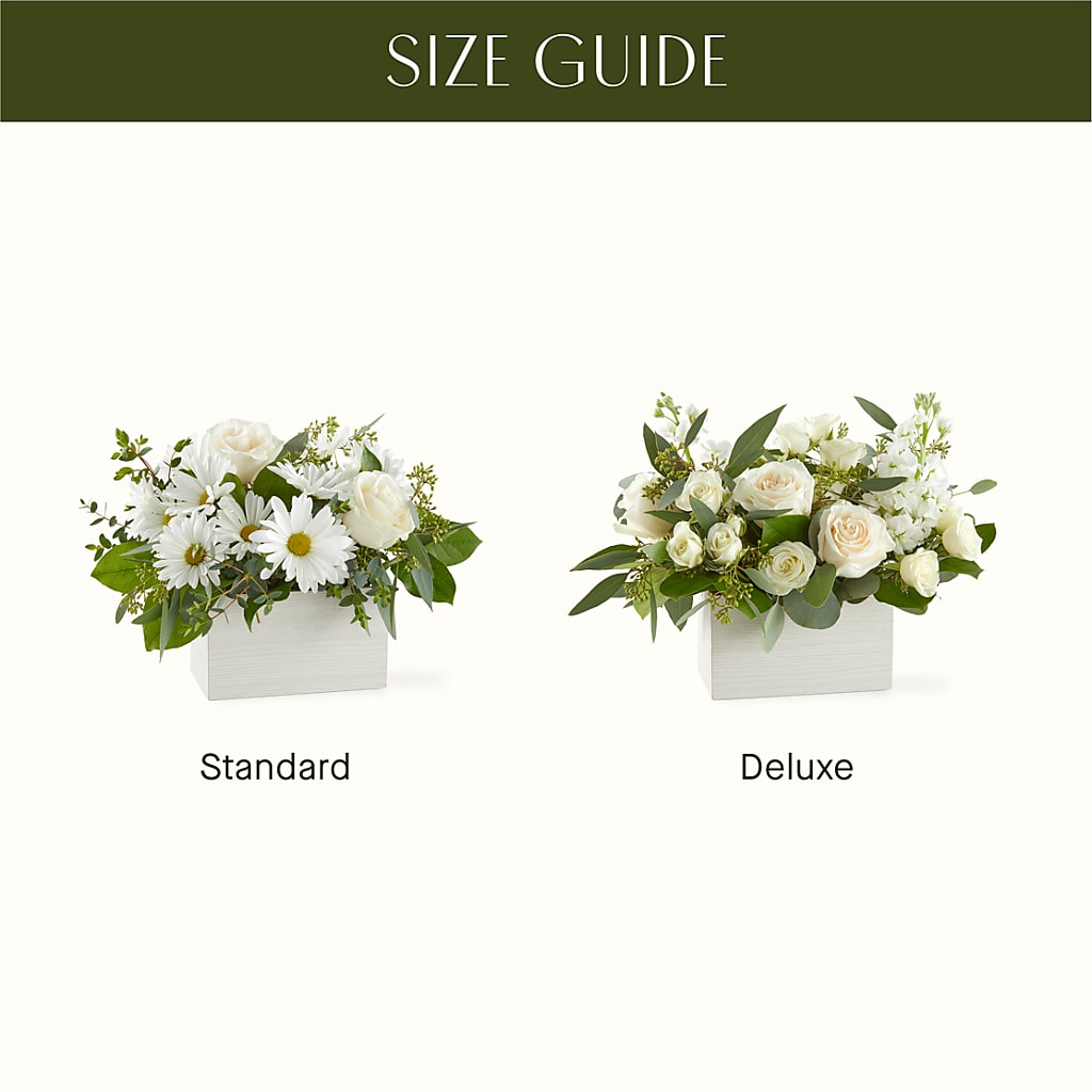 Fresh Linen Box Bouquet –  Bamboo Flowers, Buford GA