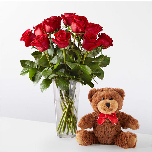 Romantic Long Stem Red Rose Bouquet Bundles –  Bamboo Flowers, Buford GA