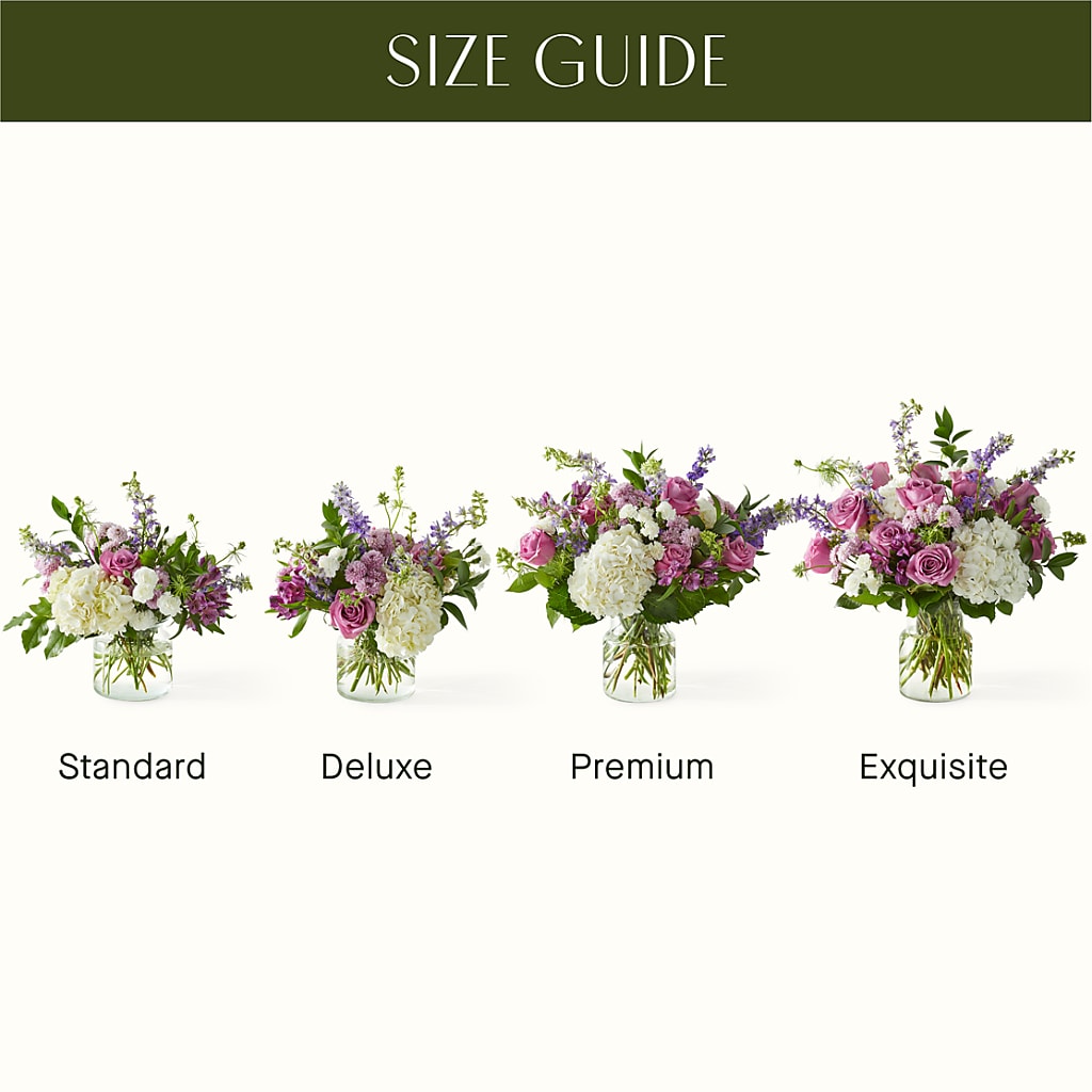 Violet Caress Bouquet –  Bamboo Flowers, Buford GA