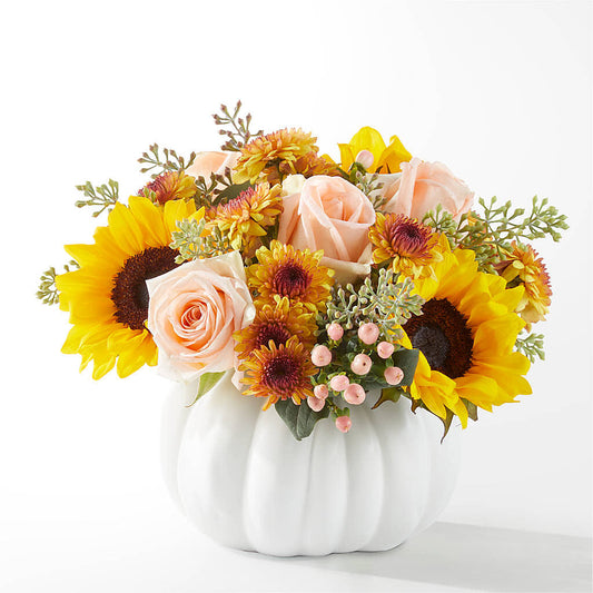 Pumpkin to Talk About Bouquet –  Bamboo Flowers, Buford GA