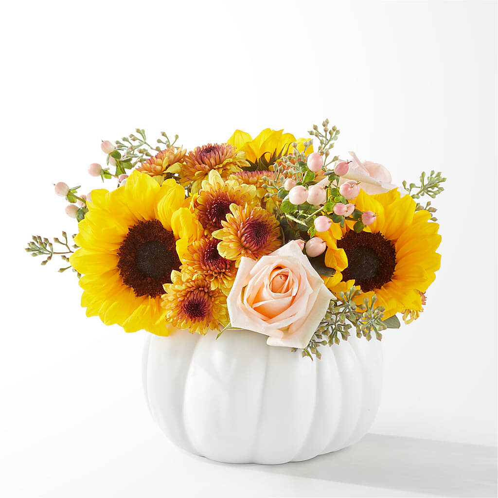 Pumpkin to Talk About Bouquet –  Bamboo Flowers, Buford GA