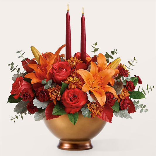 Fruits of Fall Centerpiece –  Bamboo Flowers, Buford GA