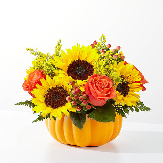 Pick of the Patch Pumpkin Bouquet –  Bamboo Flowers, Buford GA