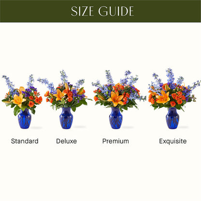 Radiant Citrus Bouquet –  Bamboo Flowers, Buford GA