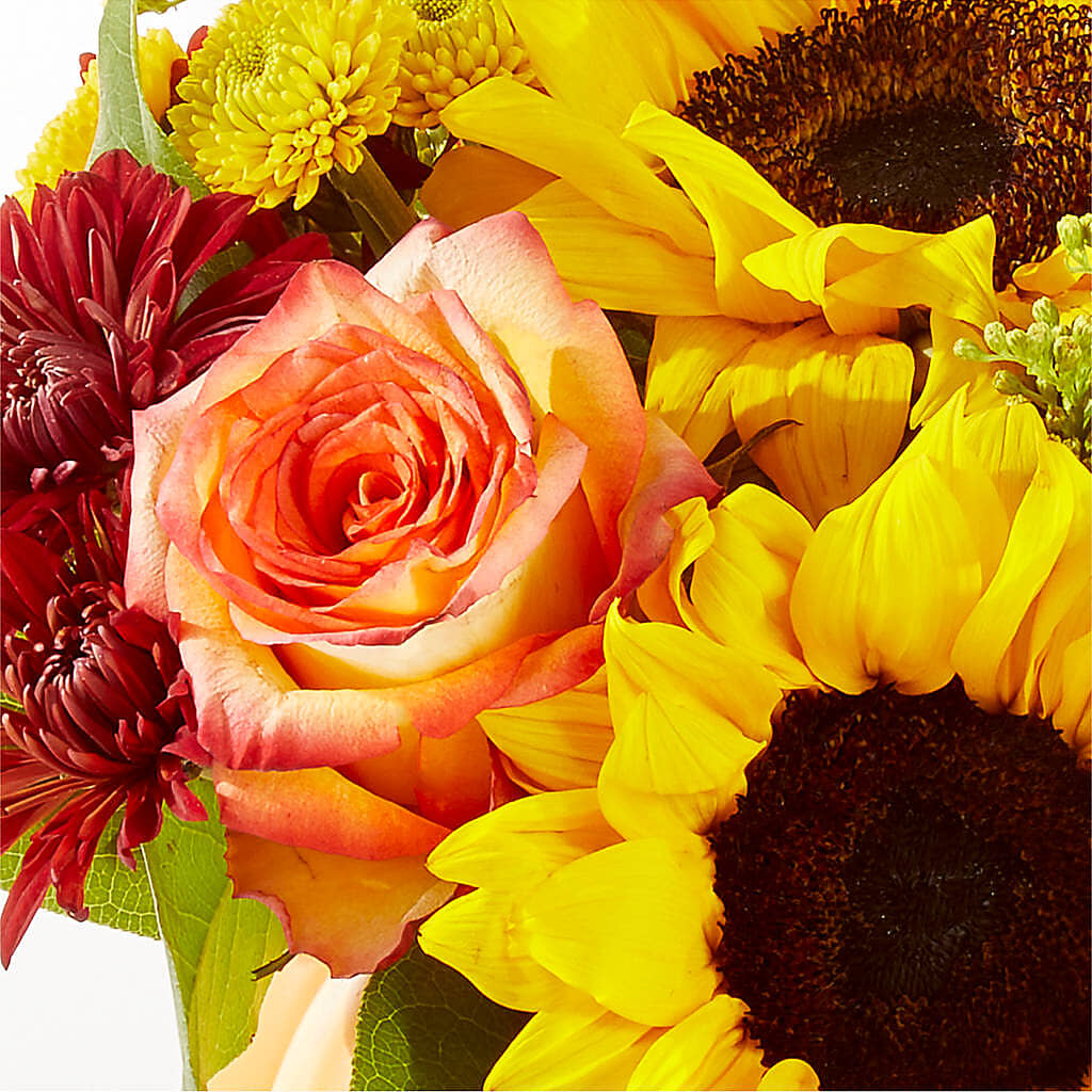 Golden Gourd Pumpkin Bouquet –  Bamboo Flowers, Buford GA