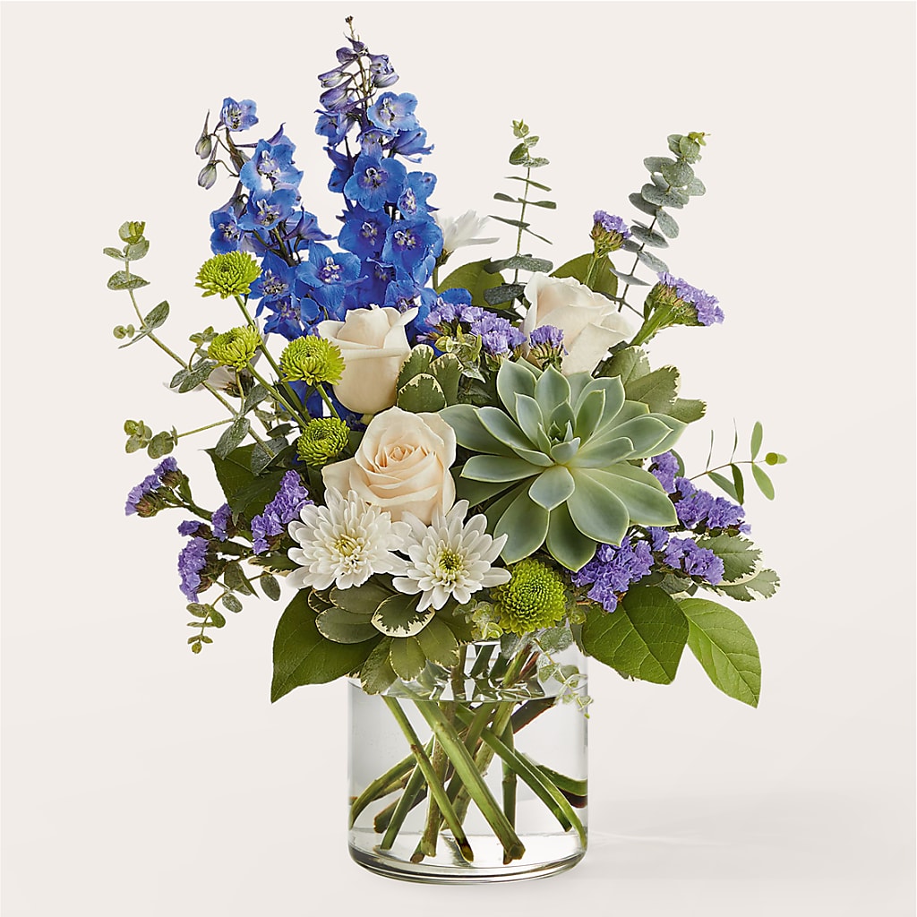 Cerulean Waves Bouquet –  Bamboo Flowers, Buford GA