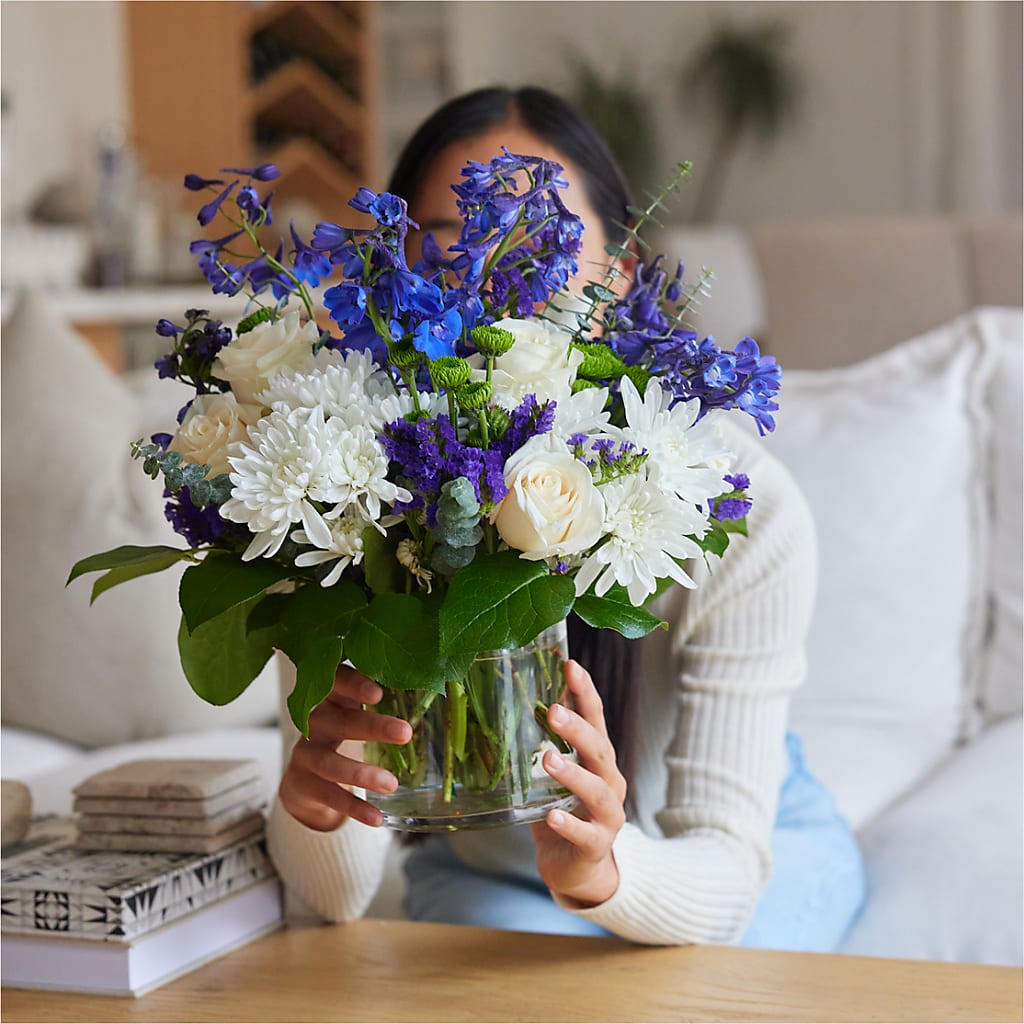 Cerulean Waves Bouquet –  Bamboo Flowers, Buford GA