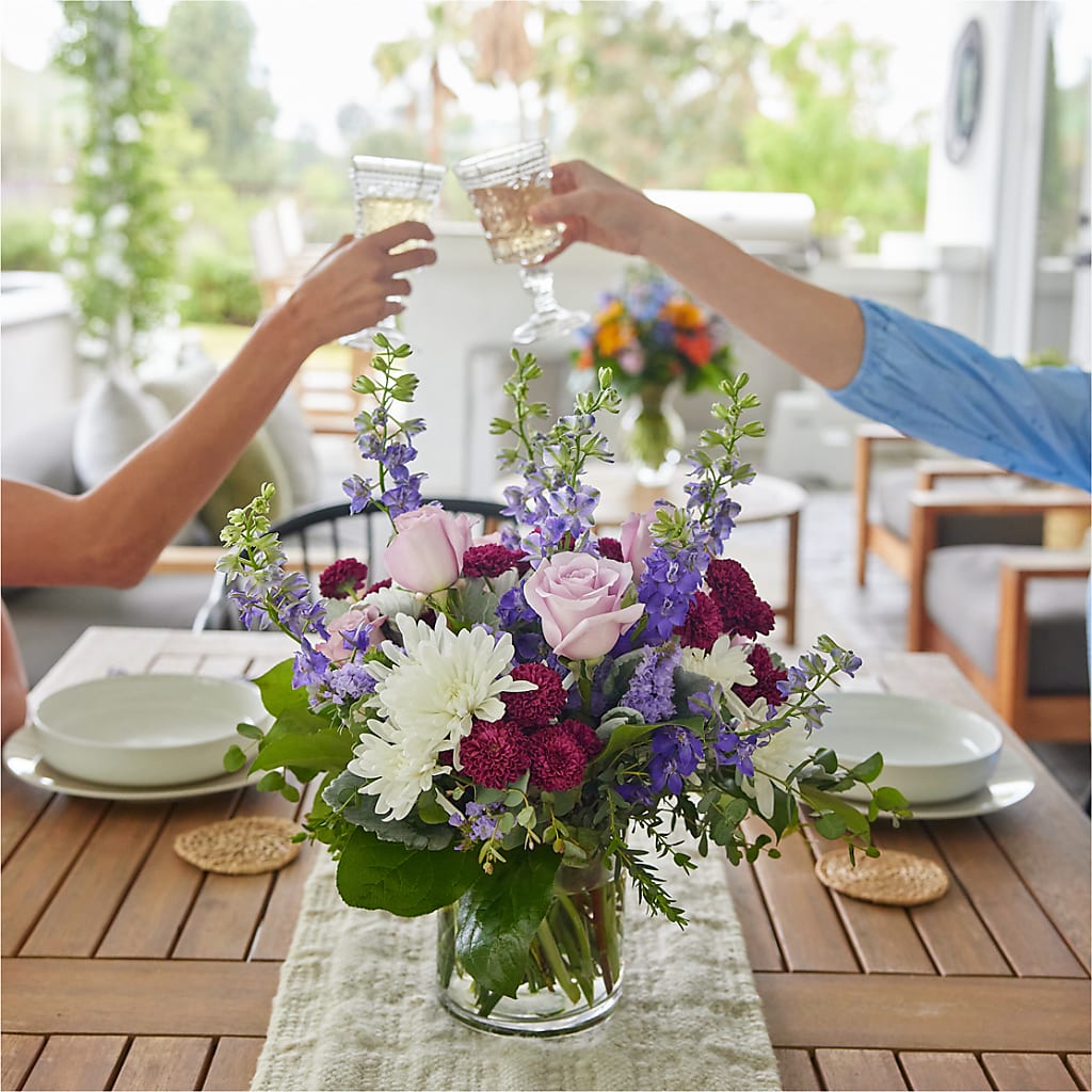 Violet Frost Bouquet –  Bamboo Flowers, Buford GA