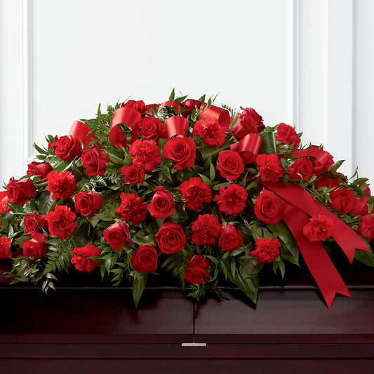 Arreglo floral para ataúd Tributo a la Vida
