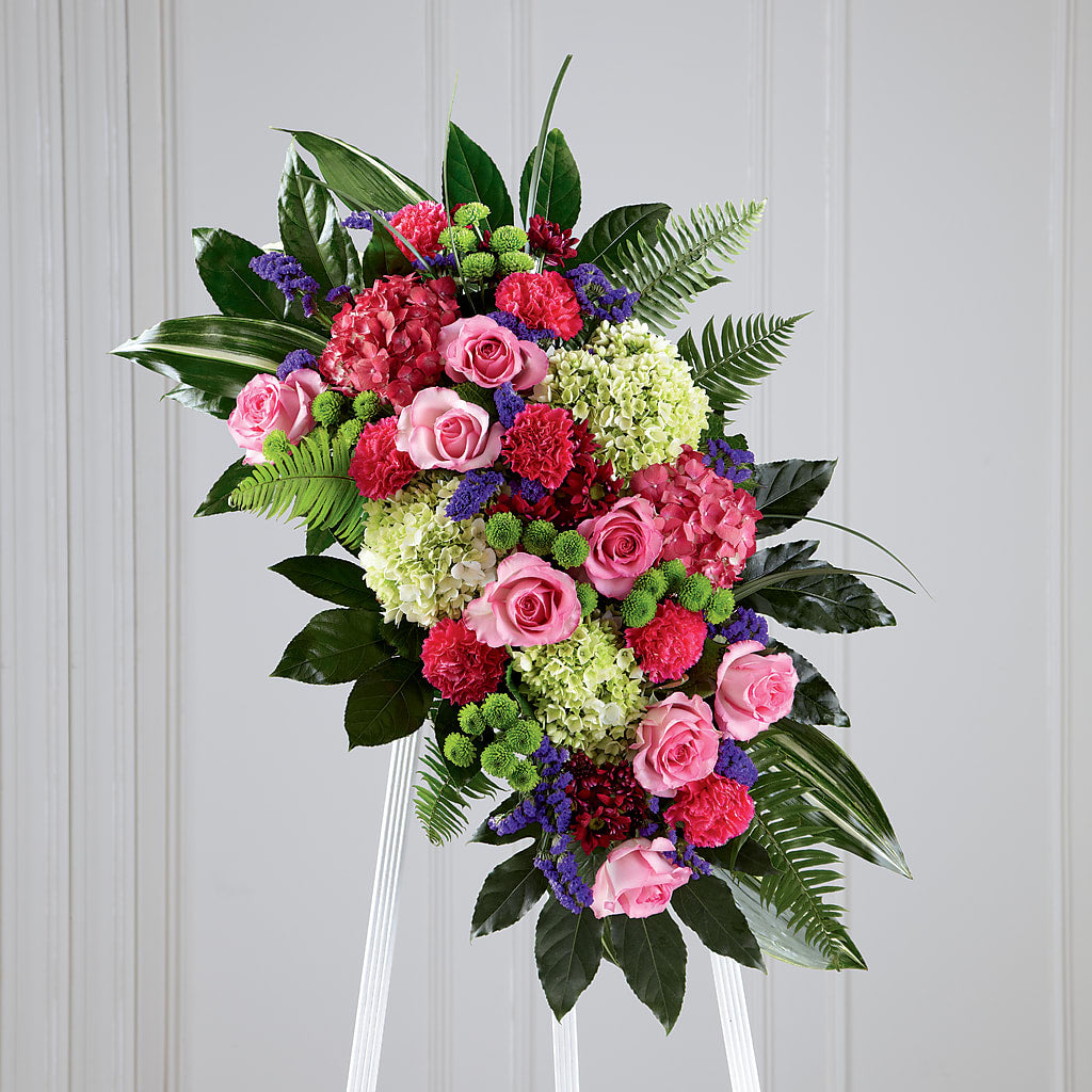 Arreglo floral refrescante (estilo funeral)