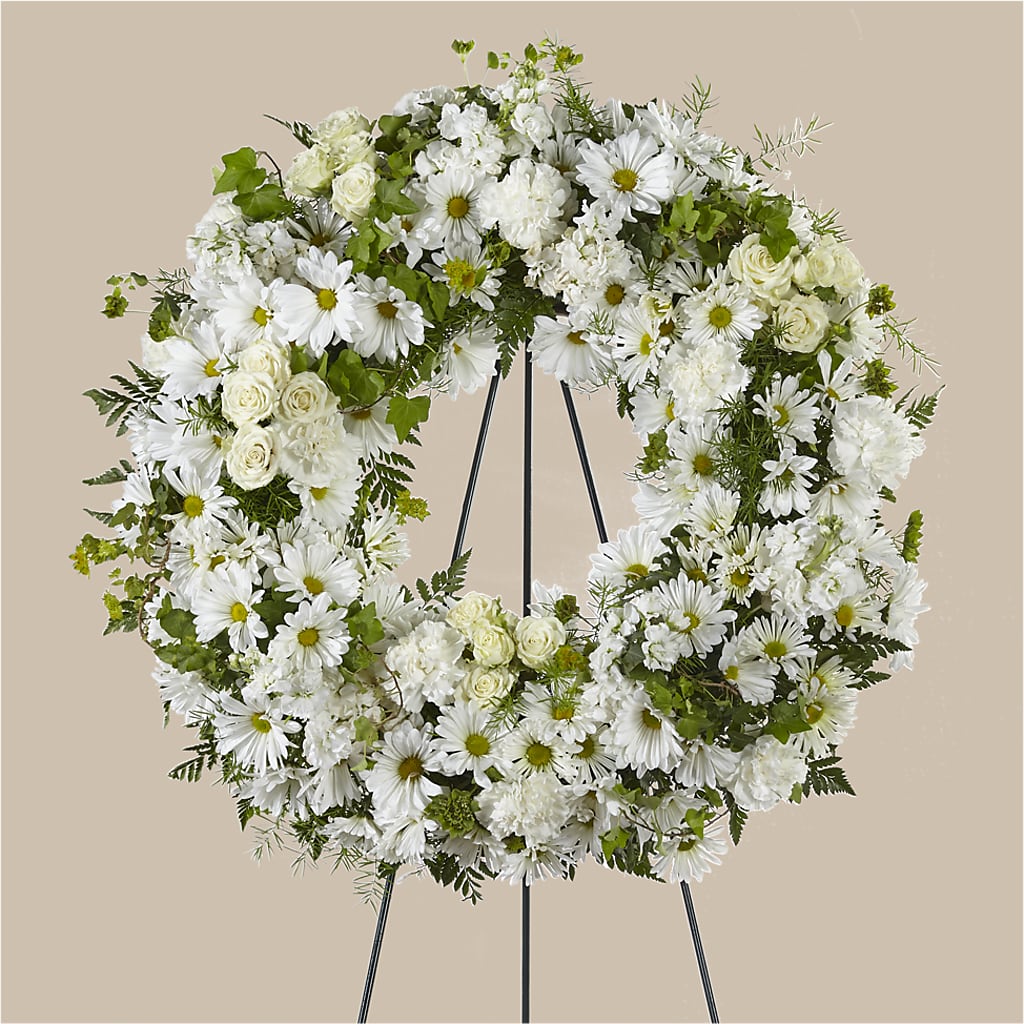 Faithful Wishes Wreath –  Bamboo Flowers, Buford GA