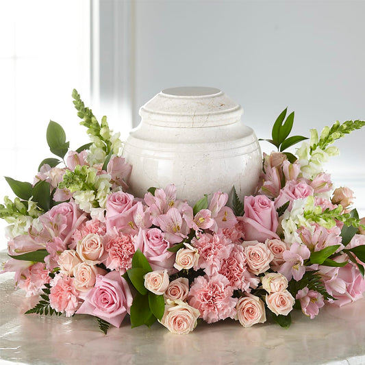 Arreglo floral para cremación "Blooms of Hope"