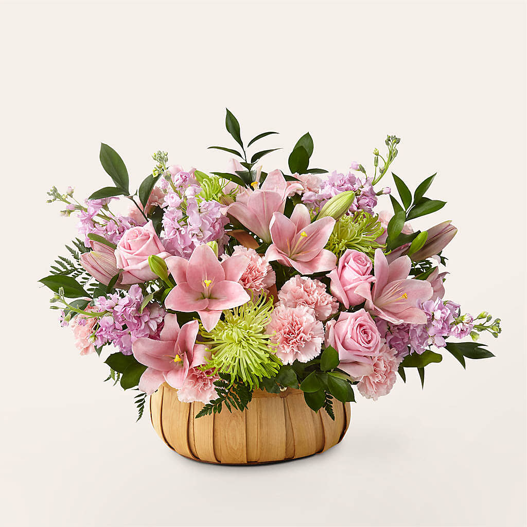 Beautiful Spirit Basket –  Bamboo Flowers, Buford GA