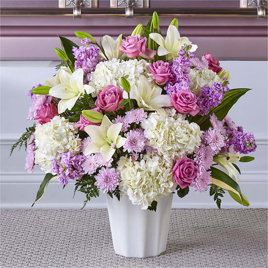 Heaven Sent Floor Basket –  Bamboo Flowers, Buford GA