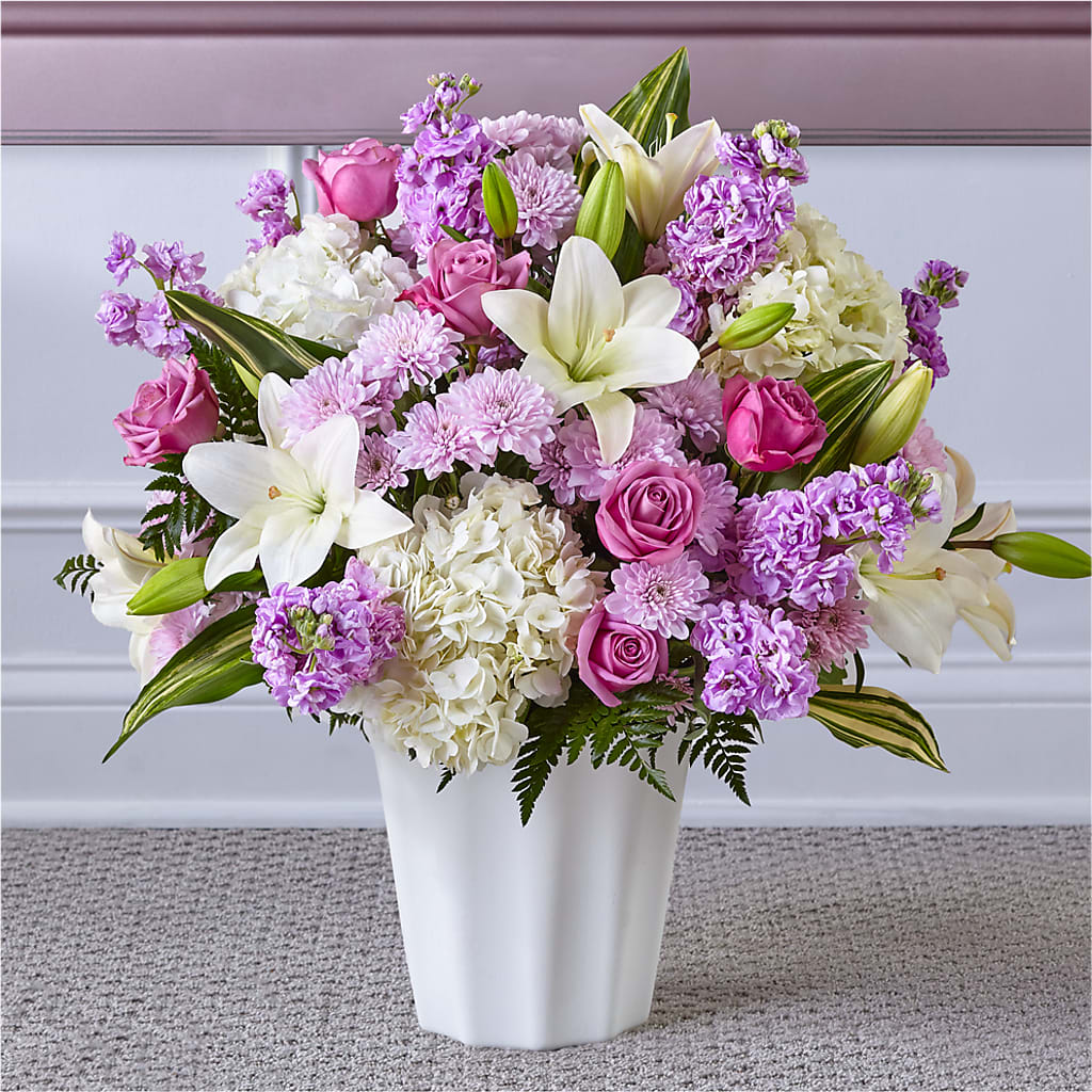 Heaven Sent Floor Basket –  Bamboo Flowers, Buford GA