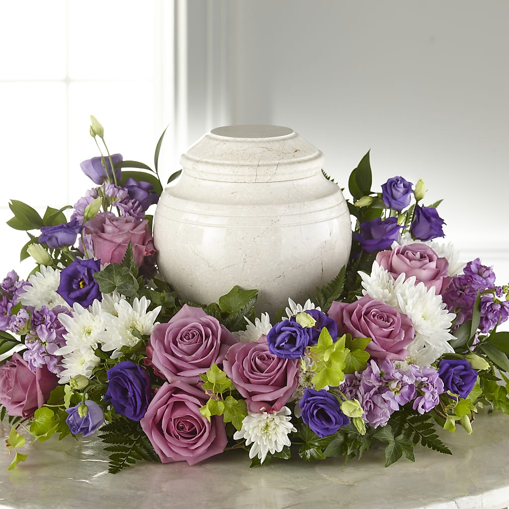 Blooming Sympathy Cremation Adornment –  Bamboo Flowers, Buford GA