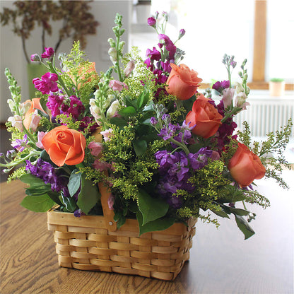 Garden of Life Basket –  Bamboo Flowers, Buford GA