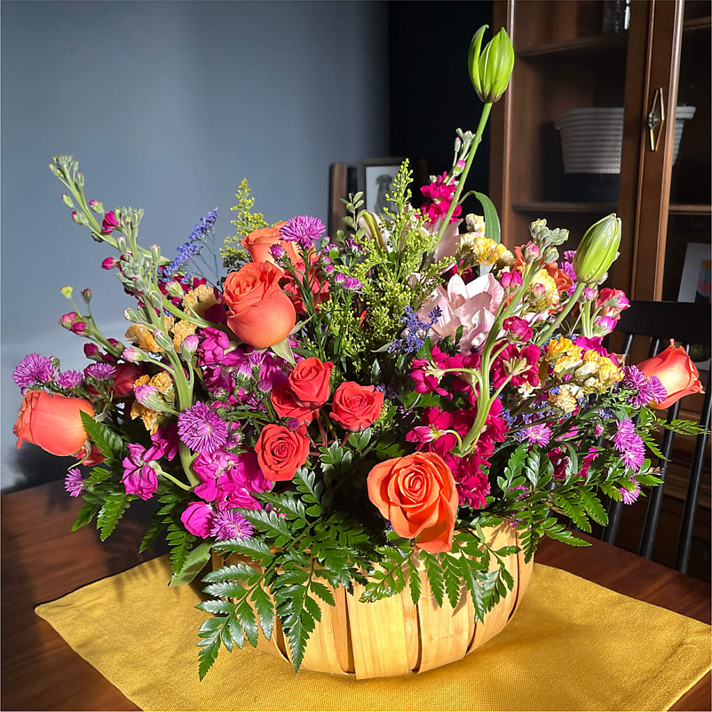 Garden of Life Basket –  Bamboo Flowers, Buford GA