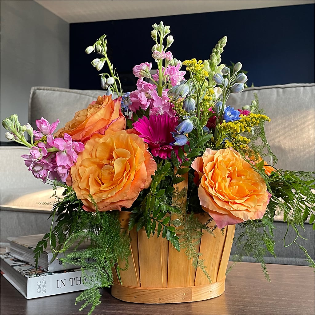 Garden of Life Basket –  Bamboo Flowers, Buford GA