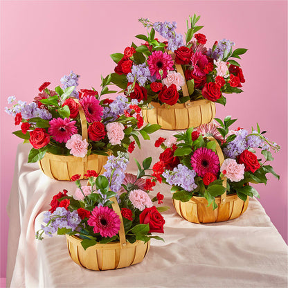 Pink Picnic Basket –  Bamboo Flowers, Buford GA