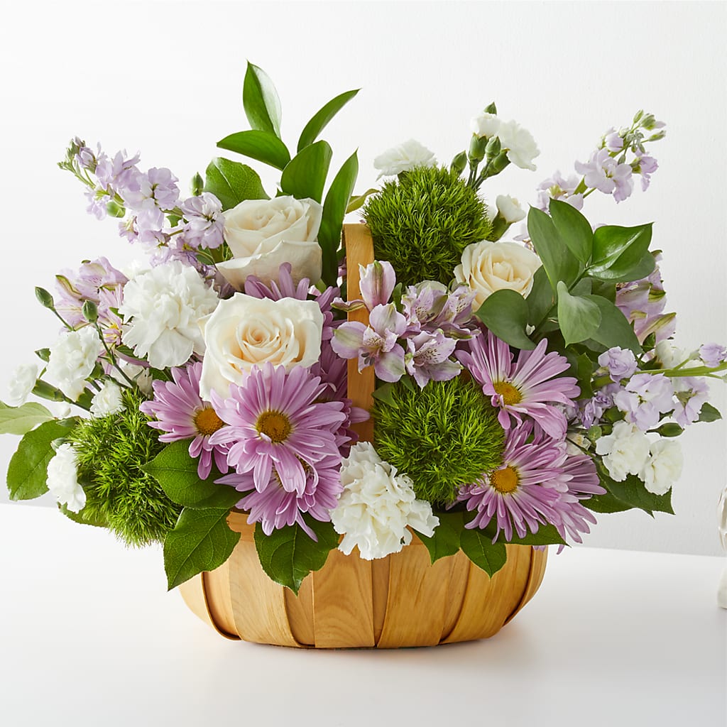 Peace & Love Basket –  Bamboo Flowers, Buford GA