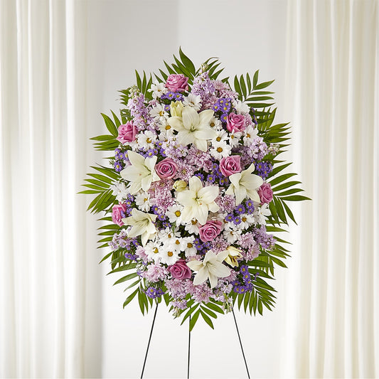 Gerbe de fleurs « Entouré d'amour »