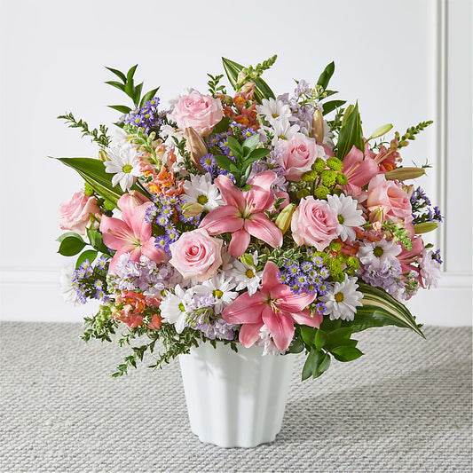 Panier de fleurs Compassion abondante