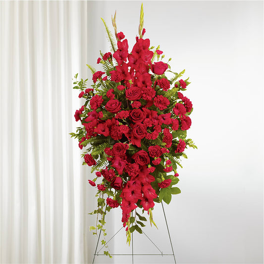 From the Heart Standing Spray –  Bamboo Flowers, Buford GA