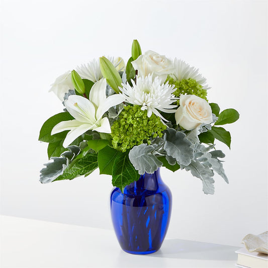 Snowy Dreams Bouquet –  Bamboo Flowers, Buford GA
