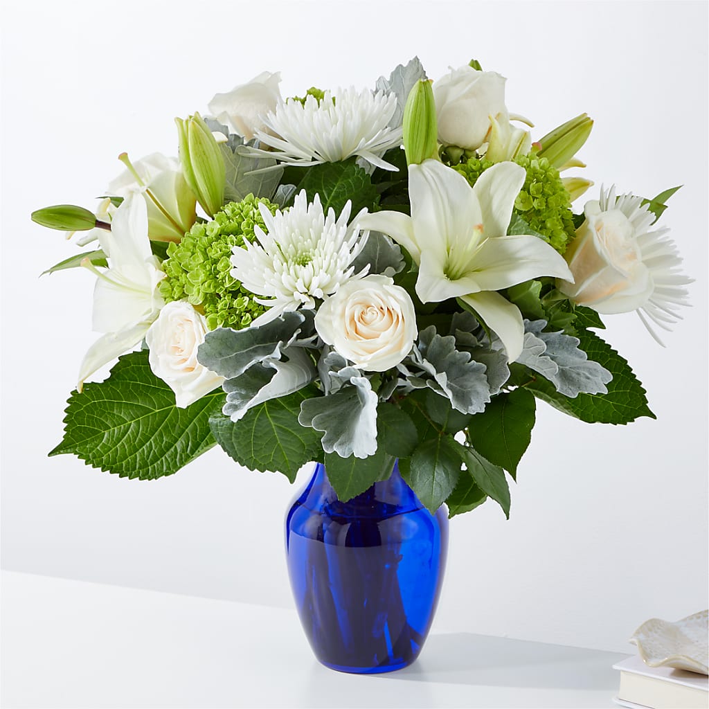 Snowy Dreams Bouquet –  Bamboo Flowers, Buford GA