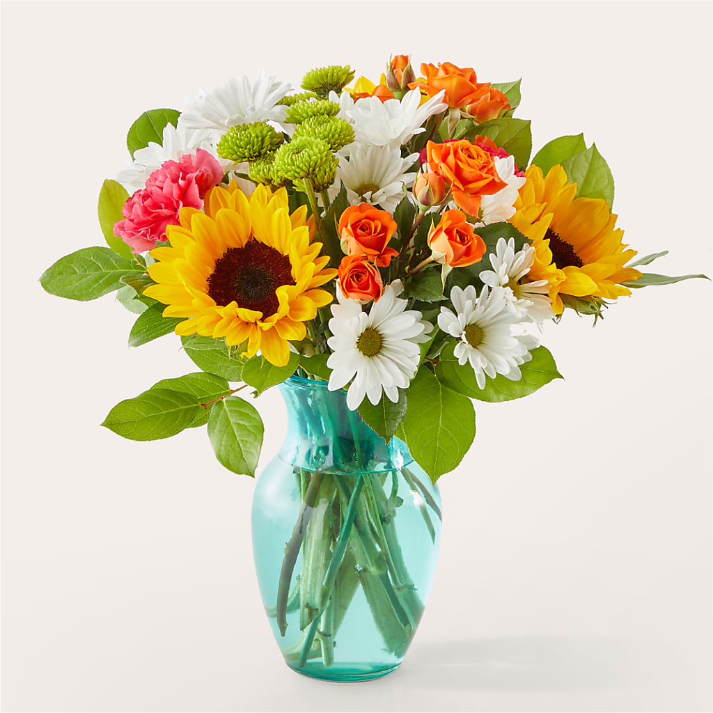 Sun-drenched Blooms Bouquet –  Bamboo Flowers, Buford GA