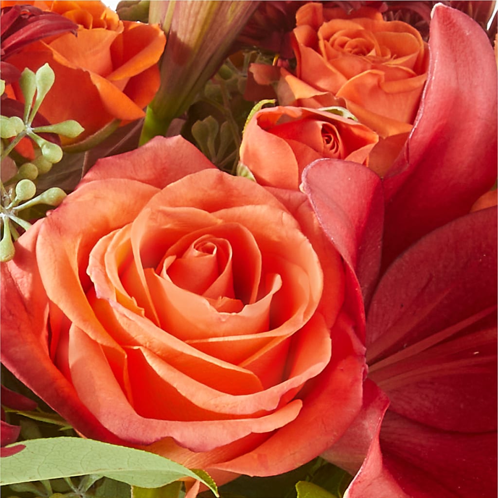 Crimson Leaves Bouquet –  Bamboo Flowers, Buford GA