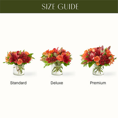 Crimson Leaves Bouquet –  Bamboo Flowers, Buford GA