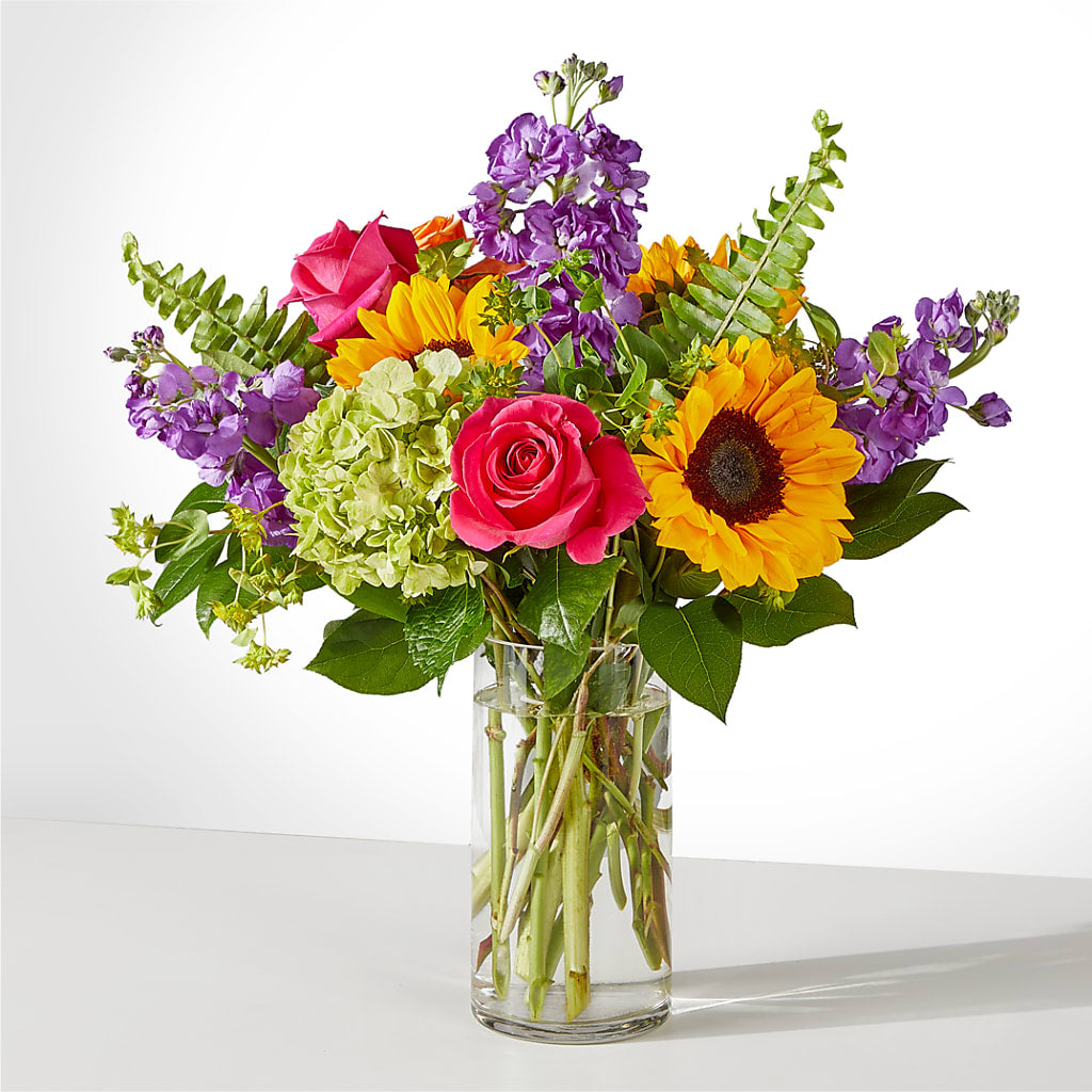 Vibrant Greetings Bouquet –  Bamboo Flowers, Buford GA
