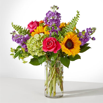 Vibrant Greetings Bouquet –  Bamboo Flowers, Buford GA