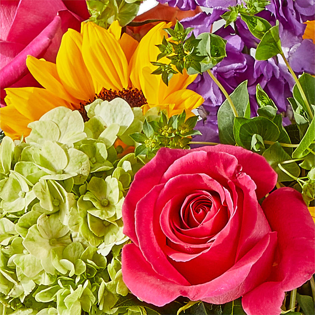 Vibrant Greetings Bouquet –  Bamboo Flowers, Buford GA