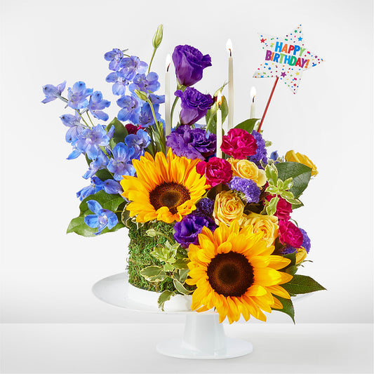 Star of the Day Floral Cake –  Bamboo Flowers, Buford GA